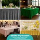 image 10 of Rectangle Crushed Velvet Table Cloth, Washable Table Cover - 70" x 144"