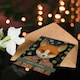 image 4 of Floral Shirt Cute Fox Him Her Birthday Card