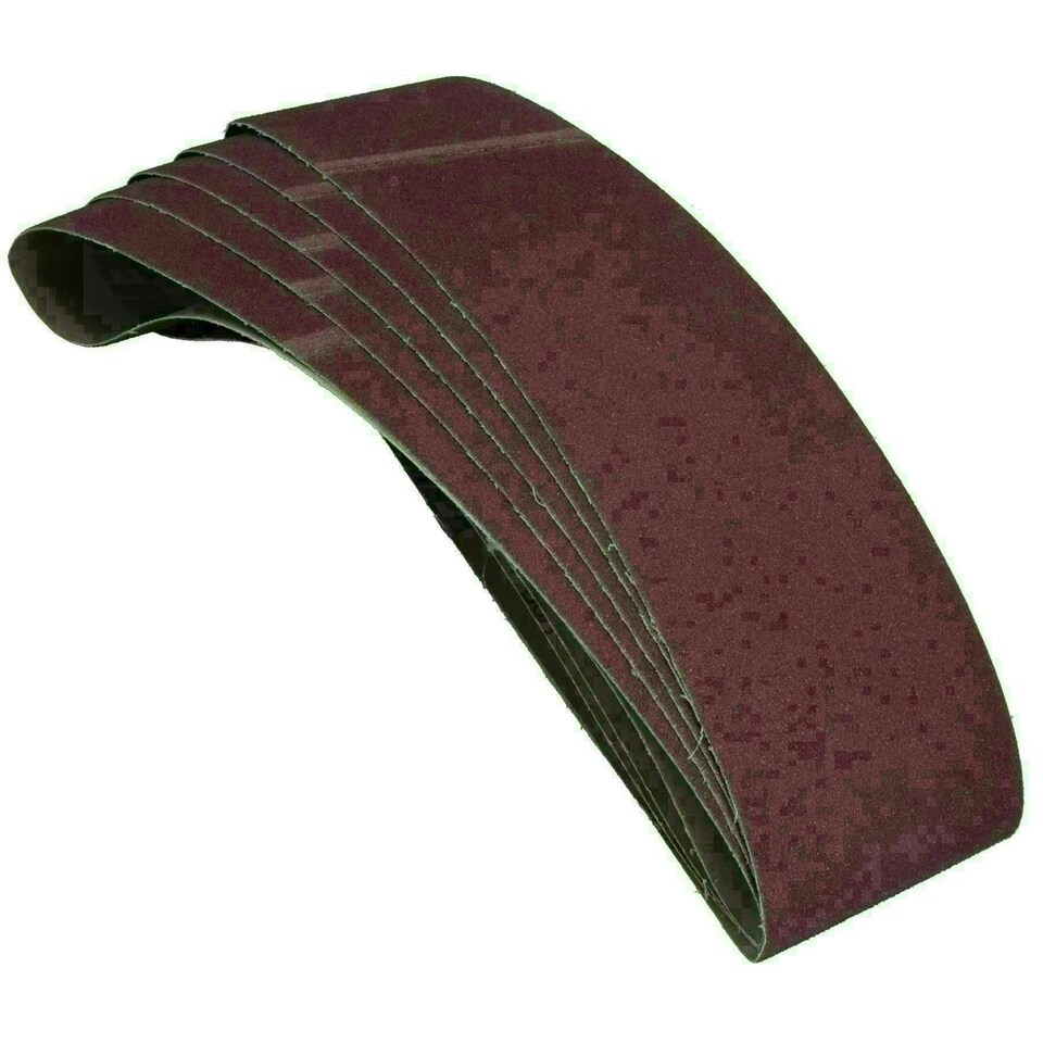 image 1 of 915mm x 100mm Durable Sanding Belts Medium 80 Grit Alu Oxide For Grinders 30pk