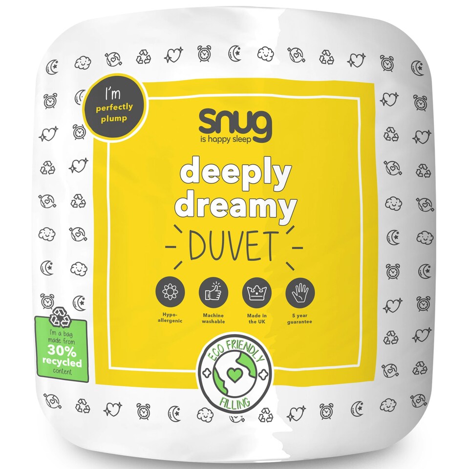 image 1 of Snug Deeply Dreamy 10.5 Tog Duvet, Double