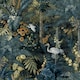 image 1 of Holden Décor Outside In Jungle Paradise Wallpaper - Navy - One Size Blue