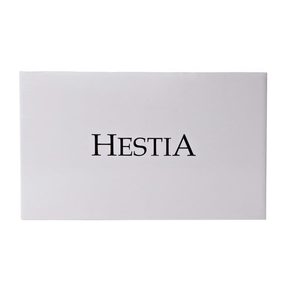 image 1 of Hestia Glass Mirror Napoleon Mantel Clock
