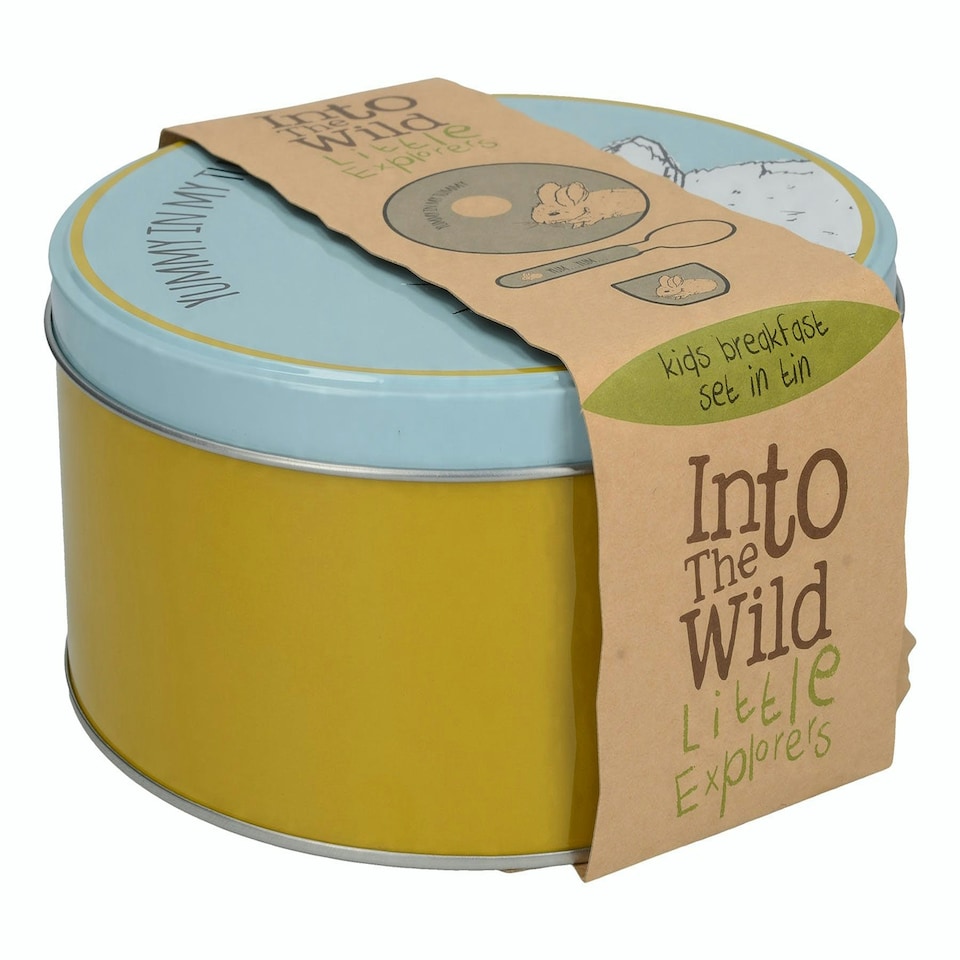 image 1 of Creative Tops Into The Wild Little Explorer Bunny 3 Piece Breakfast Set