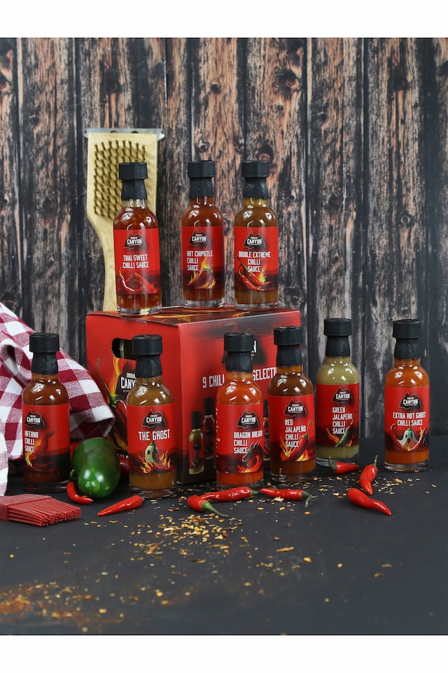 image 1 of 9 Hot Sauce Gift Set Selection Pack