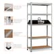 image 5 of Racking Shelf Heavy Duty 5 Tier Garage Shelving Storage Shelves Unit 180x90x40cm | Silver | Silver