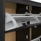 image 10 of Madrid Shoe Cabinet 4 Flip Down Doors in Matt Black