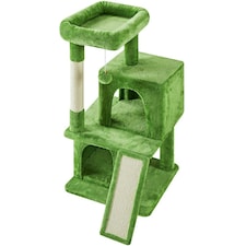 Yaheetech 92 cm Cat Tower with Double Condos Green