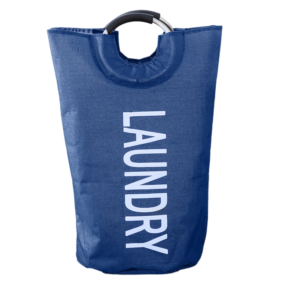 image 1 of 43L Collapsible Laundry Basket, Laundry Hamper with Handles