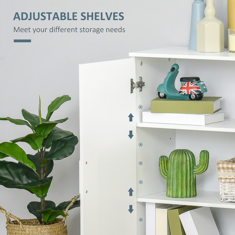 image 1 of kleankin Modern Bathroom Cabinet, Freestanding Floor Cabinet