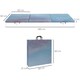image 7 of HOMCOM 6FT Foldable Gymnastics Mat, Tri-Fold 2" Thick Crash Mat, Blue