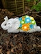 image 1 of Solar Elephant Statue (13x23x14cm) - Garden Ornament