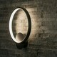 image 2 of ValueLights Infinity Black Circle Integrated LED Wall Light