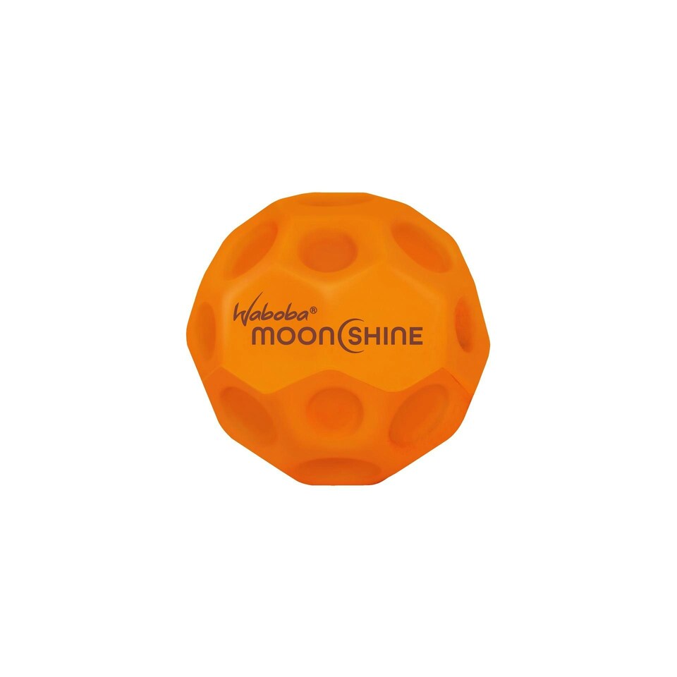Waboba Moon Shine Logo Bouncy Ball - Orange - One Size