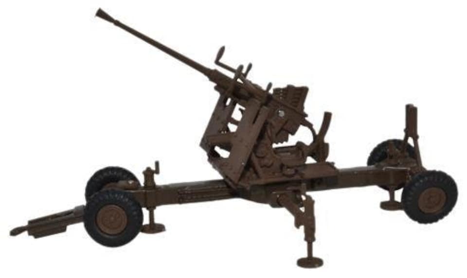 Oxford Diecast Bofors Gun 40mm Brown