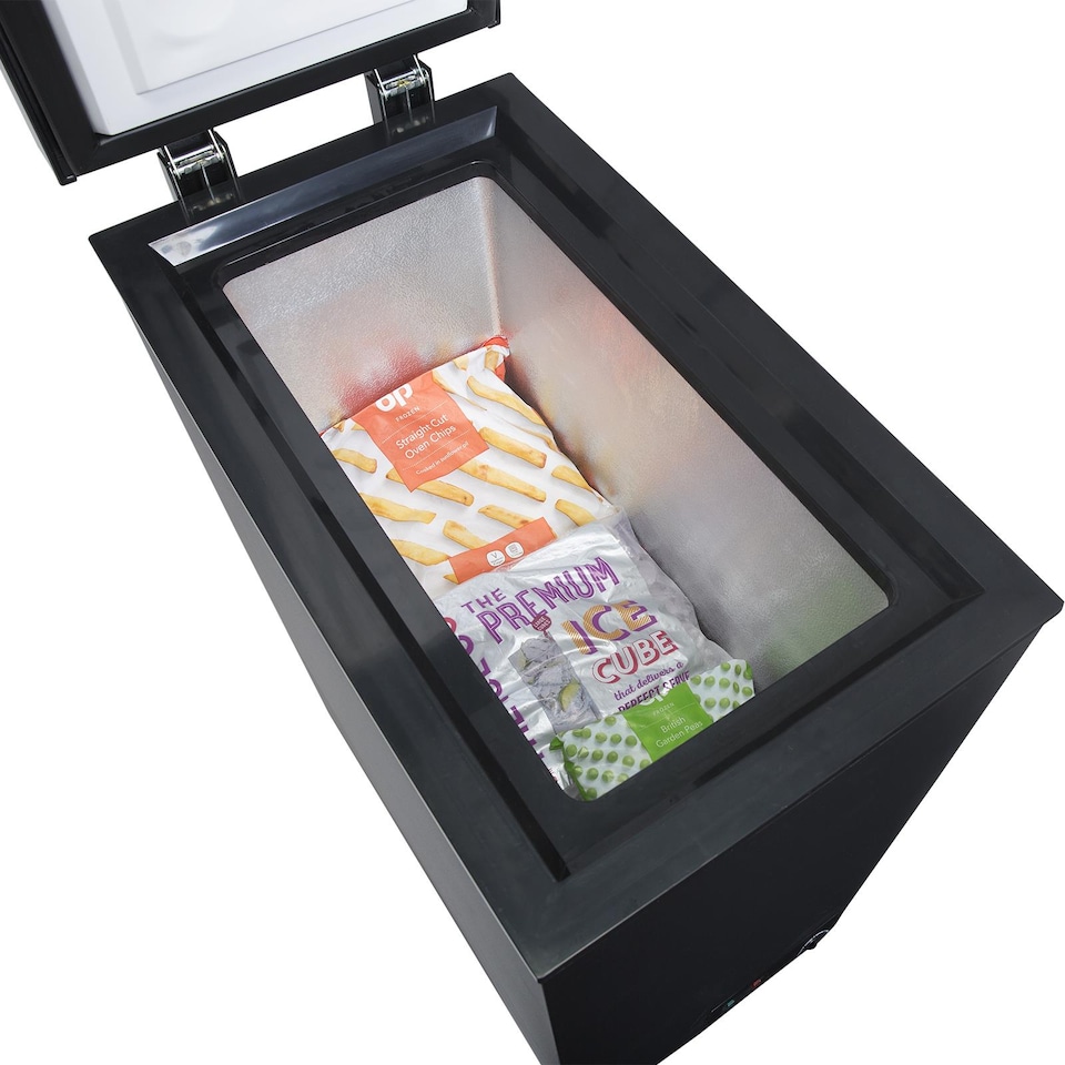 image 1 of SIA CHF60B 36cm Freestanding Slimline Compact Black Chest Freezer | Black