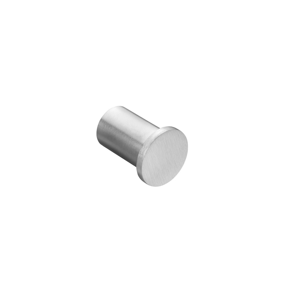 image 1 of Cosmic Wall Hanger with Durable Stainless Steel for Bathroom, Matt Light Grey