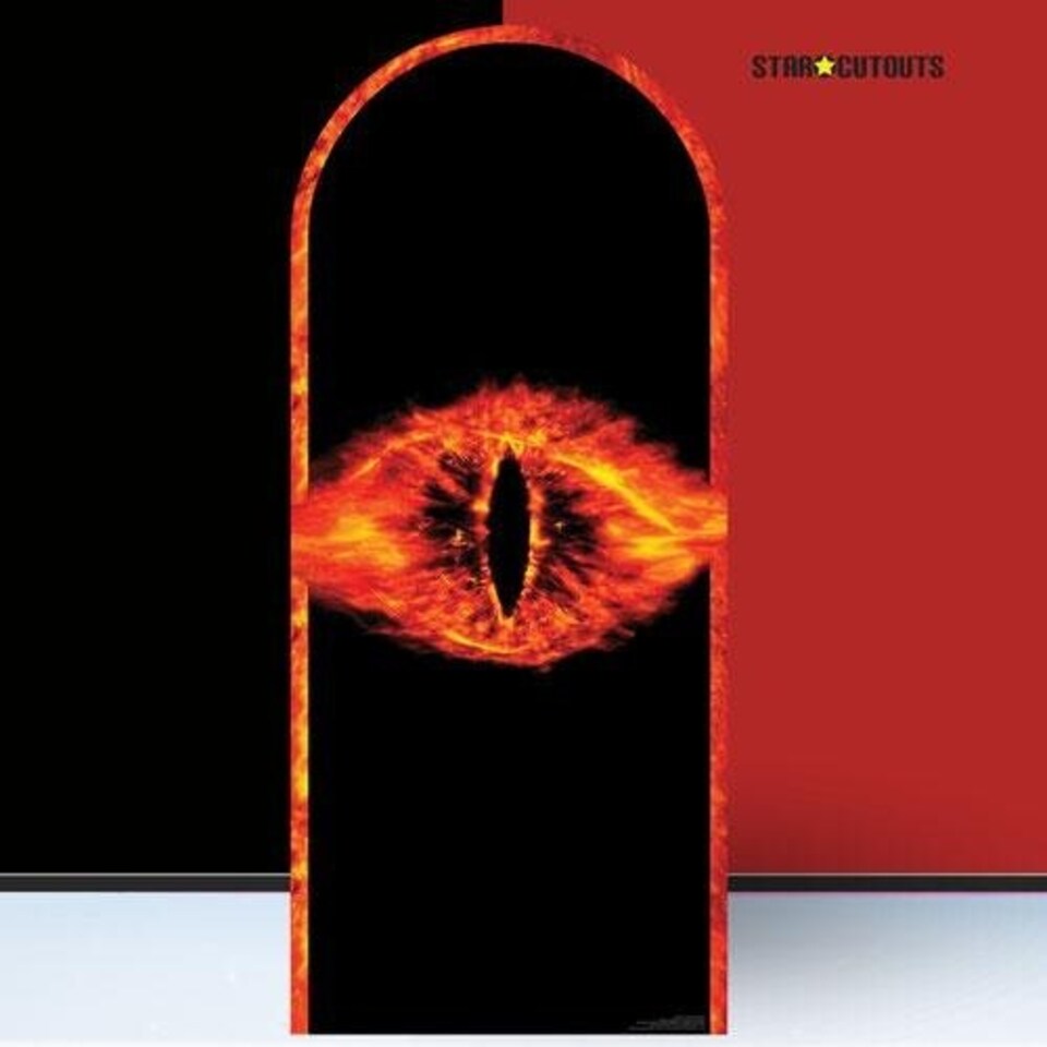 image 1 of Lord of the Rings Eye of Sauron Single Backdrop Cardboard Cutout 185cm