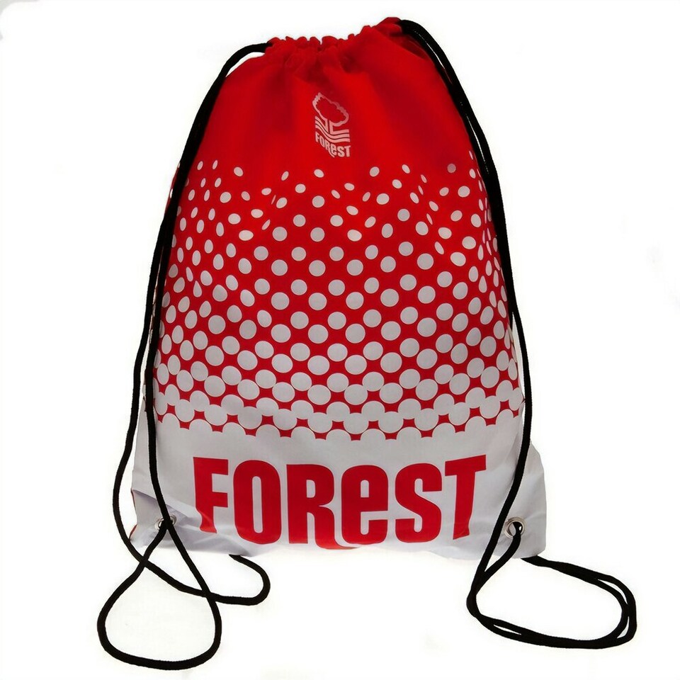 image 1 of Nottingham Forest FC Fade Drawstring Bag - Red/White - One Size Red | One Size