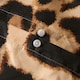 image 4 of OHS Leopard Print Reversible Duvet Cover and Pillowcase Bedding Set, Single - Brown