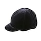 image 2 of Shires Velveteen Hat Cover - Black - 53cm - 57cm Black | 53cm - 57cm