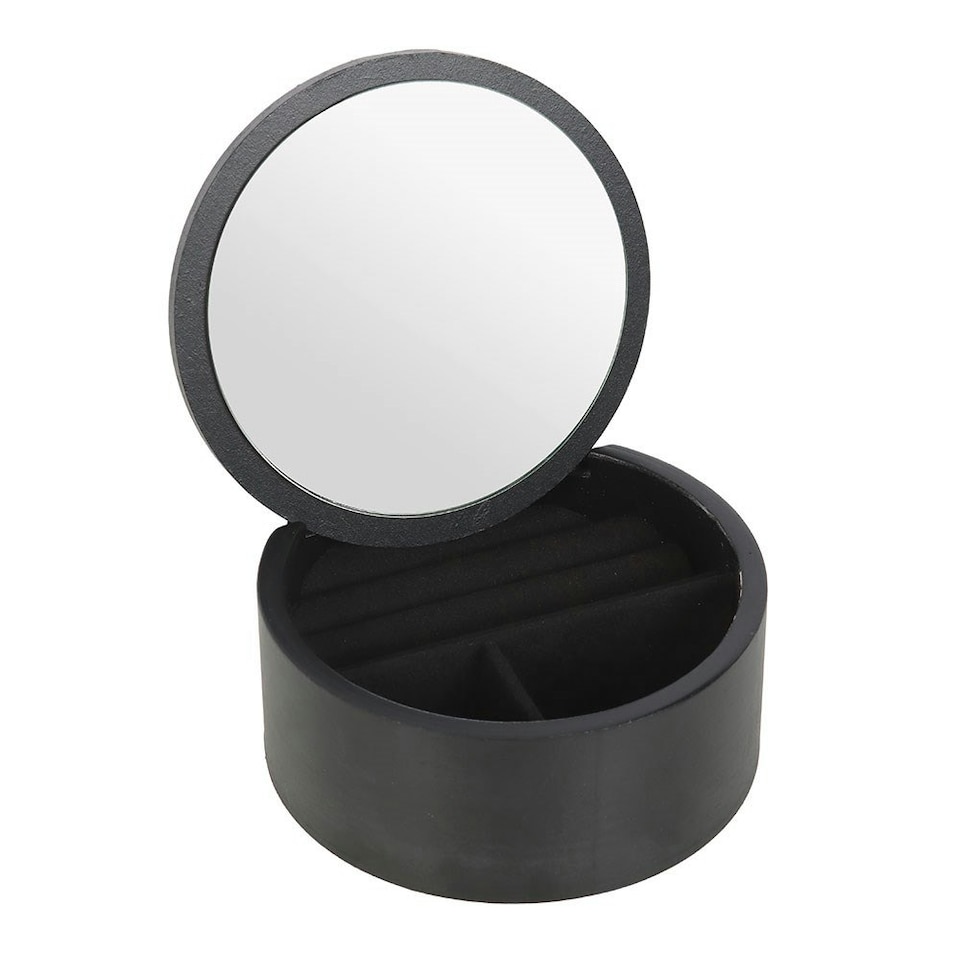 image 1 of Something Different Talking Board Jewellery Box - Black/Gold - One Size