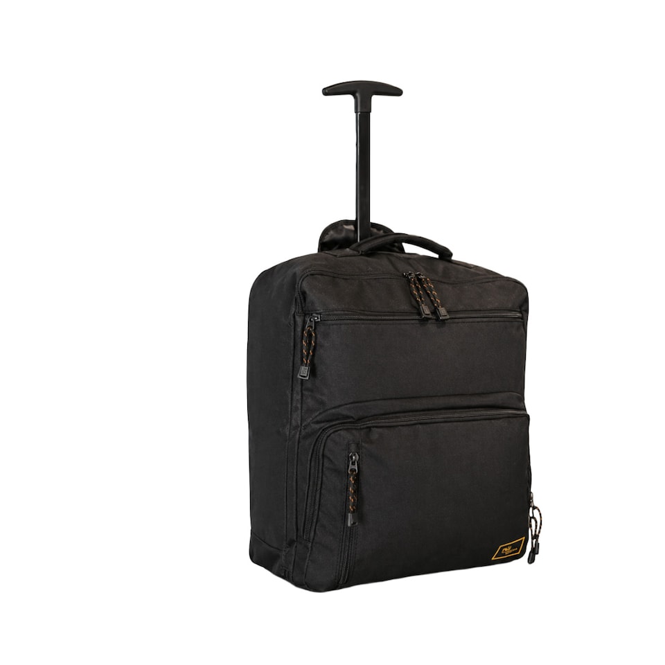 image 1 of Telescopic Handle Carry-On Bags - Black