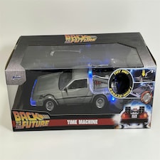 Back to the Future Time Machine Working Lights 1:24 Scale Jada 253255038