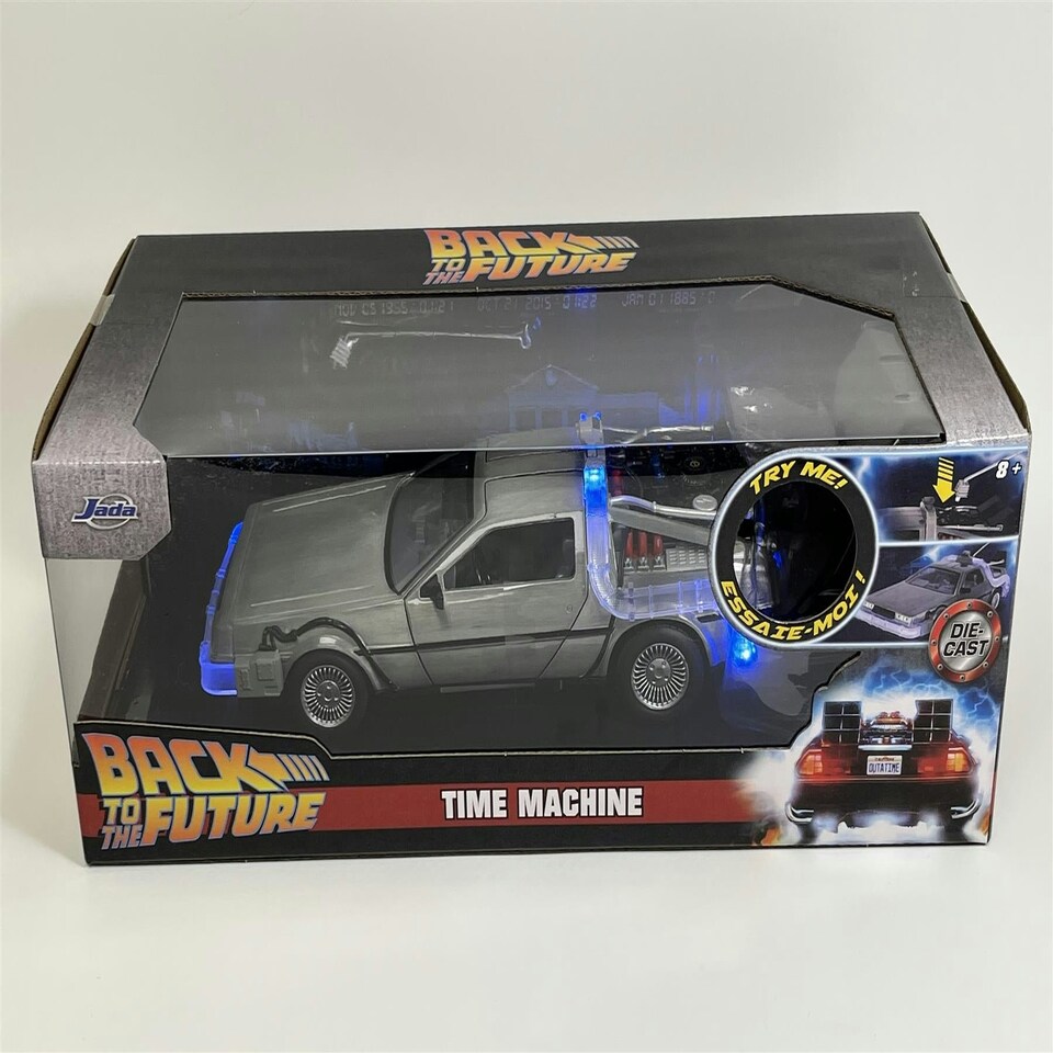 image 1 of Back to the Future Time Machine Working Lights 1:24 Scale Jada 253255038