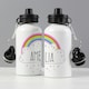 image 6 of Personalised Rainbow Drinks Bottle White | One Size