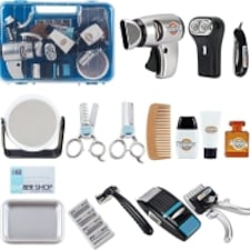 Stylist Hairdresser Barber Salon Tool Role Play Set Realistic Toys with Accessories Included - Great Pretend Play Set for Kids
Brand