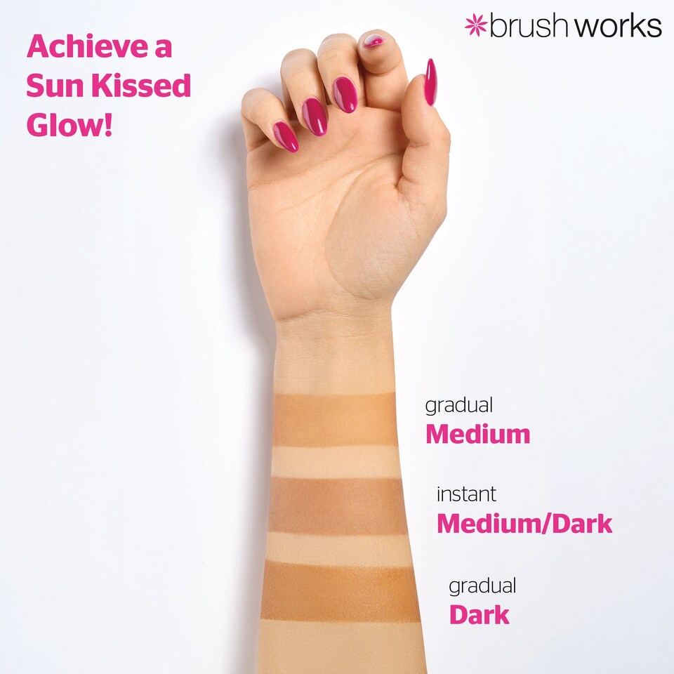 image 1 of Brushworks Bronzing Instant Tan - Medium/ Dark - 150ml