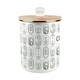 image 6 of Boho Minimalism Compost Caddy - Metal 2L Decorative Kitchen Food Waste Bin