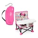 image 1 of Bright Starts Disney Minnie Mouse Pop N Sit Portable Booster Seat 6 - 36 months