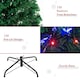 image 8 of HOMCOM 4FT Prelit Artificial Christmas Tree Fiber Optic Xmas Decoration, Green