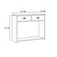 image 7 of Westbury Farmhouse 2 Drawer Hallway Console Table - Matt Grey & Light Oak Grey
