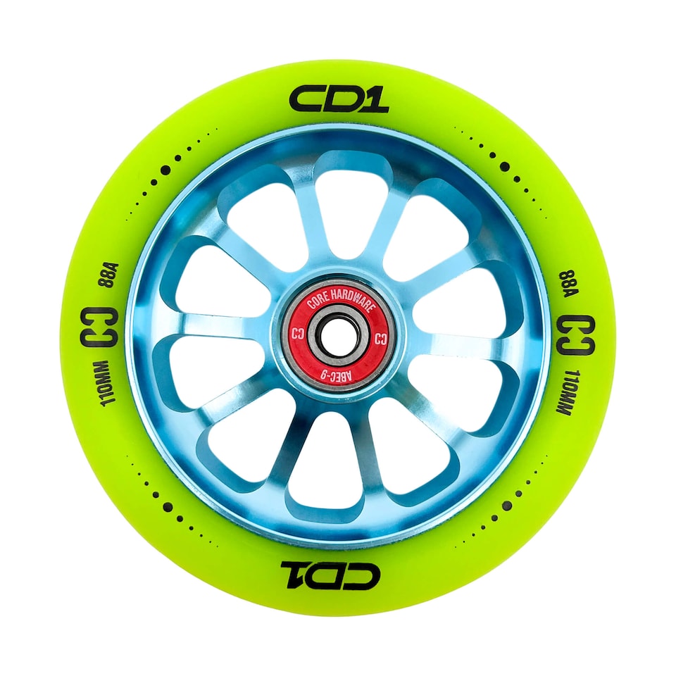 image 1 of CORE CD1 Spoked Stunt Scooter Wheel 110mm