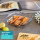 image 3 of Argon Tableware Square Glass Oven Dishes - 24cm x 21cm - Pack of 2 Clear