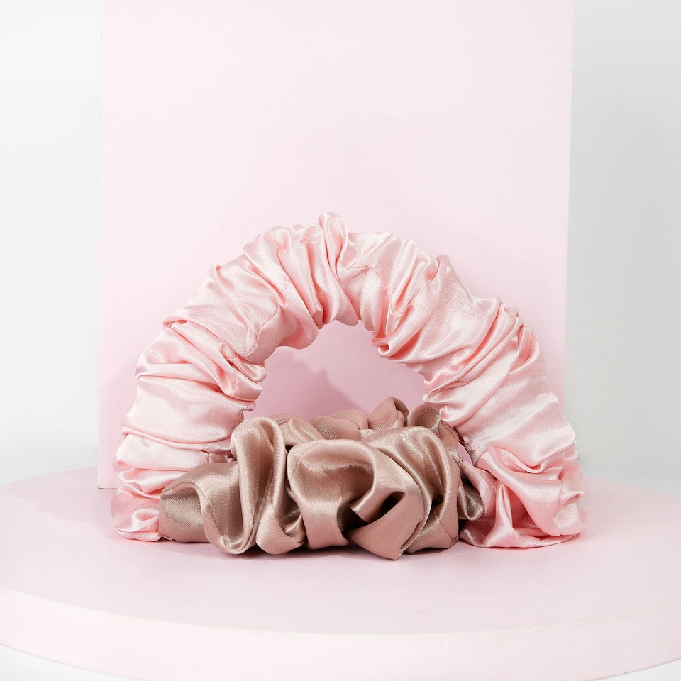 image 1 of Brushworks Heatless Curling Scrunchie