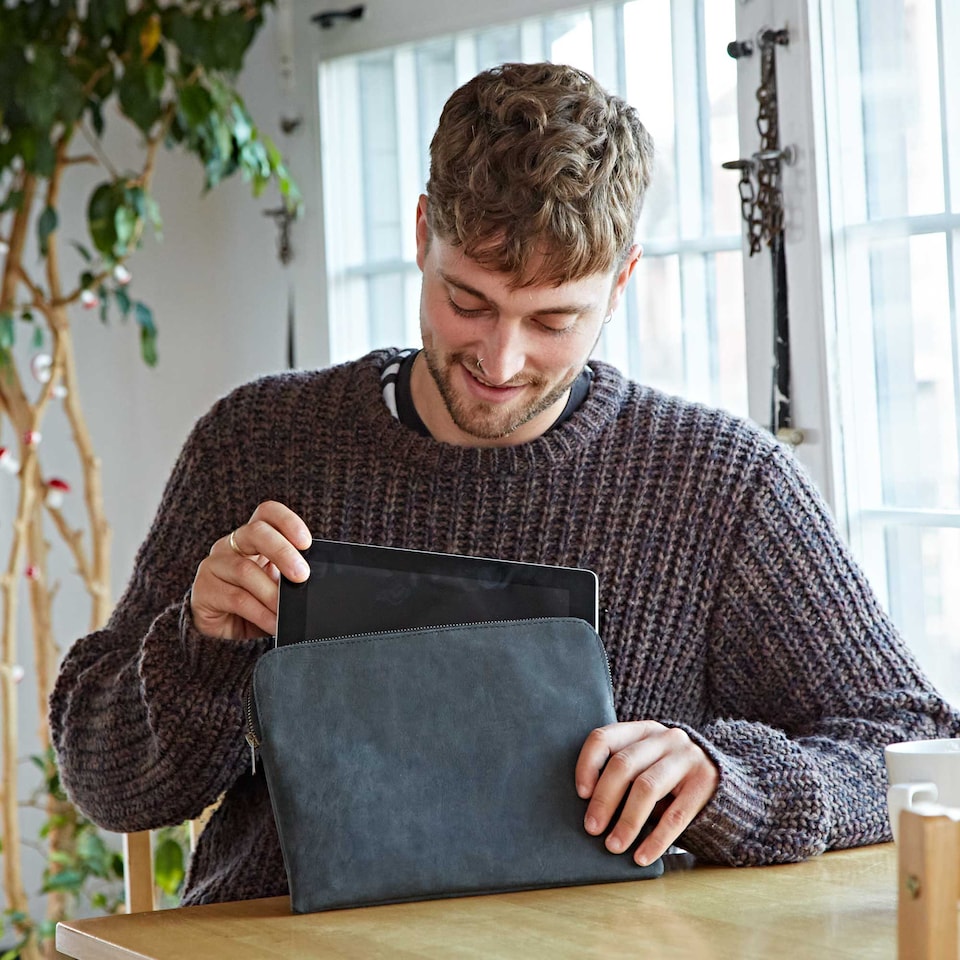 image 1 of Buffalo Leather Tablet Case