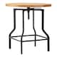 image 1 of Interiors By Premier Industrial Design Ash Veneer Bar Table, Durable Round Bar Table For Livingroom, Functional Wooden Table