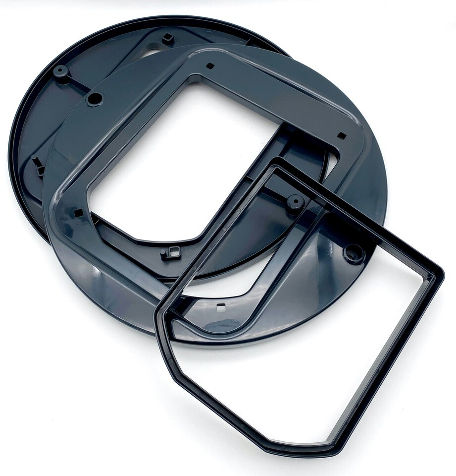 image 1 of Cat Mate Cat Flap Adapter Kit for Walls and Glass Panels – Dark Grey (361G)