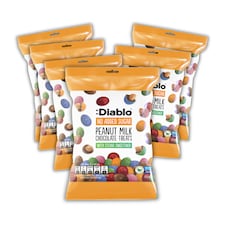 Diablo No Added Sugar Chocolate Peanut Bites 40g 6 Pack