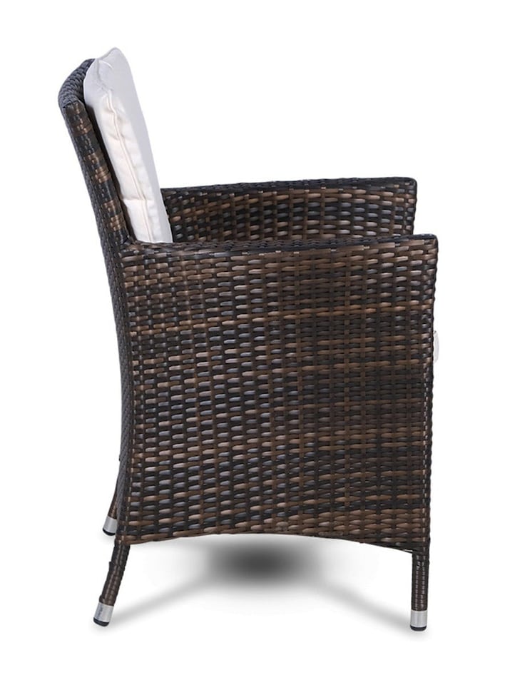 image 1 of Savannah Outdoor Rattan Garden Dining Chair | Brown | Brown
