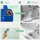 image 5 of HOMCOM Wall Spray Gun, Airless Paint Sprayer for Wall Painting, 200 Bar | Blue