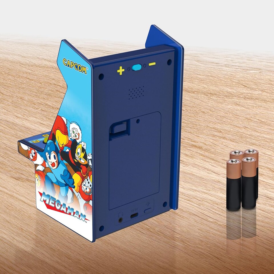 image 1 of Mega Man Micro Player Pro 6.7" Portable Retro Arcade (6 Games in 1)