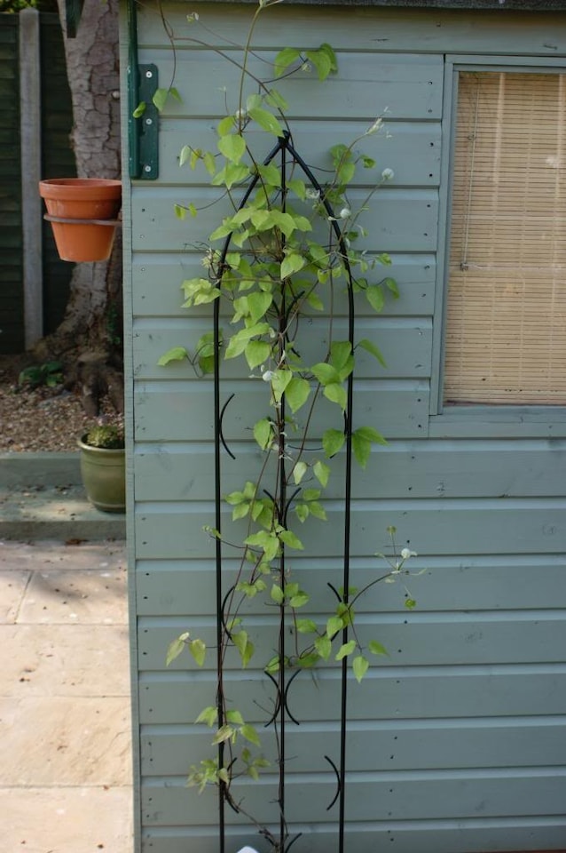 image 1 of Triple Gothic Screen Bare Metal - Ready to Rust - Steel - L2 x W91.4 x H180 cm