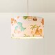 image 2 of ValueLights Kids Dino Egg Easy Fit Dinosaur Ceiling Light Shade - Bulb Included | Multi