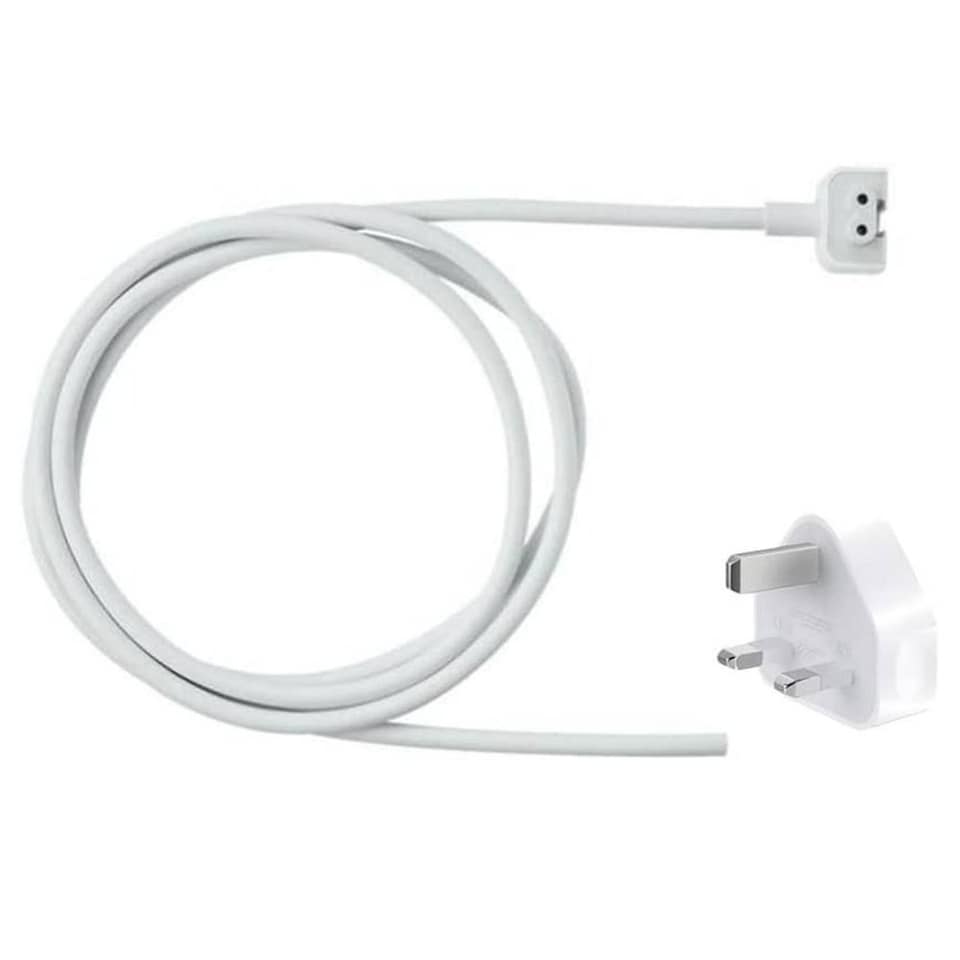image 1 of Apple Power Adapter Extension Cable 1.8M UK Plug for MacBook White A1689 - MK122B/A | White | White | 1