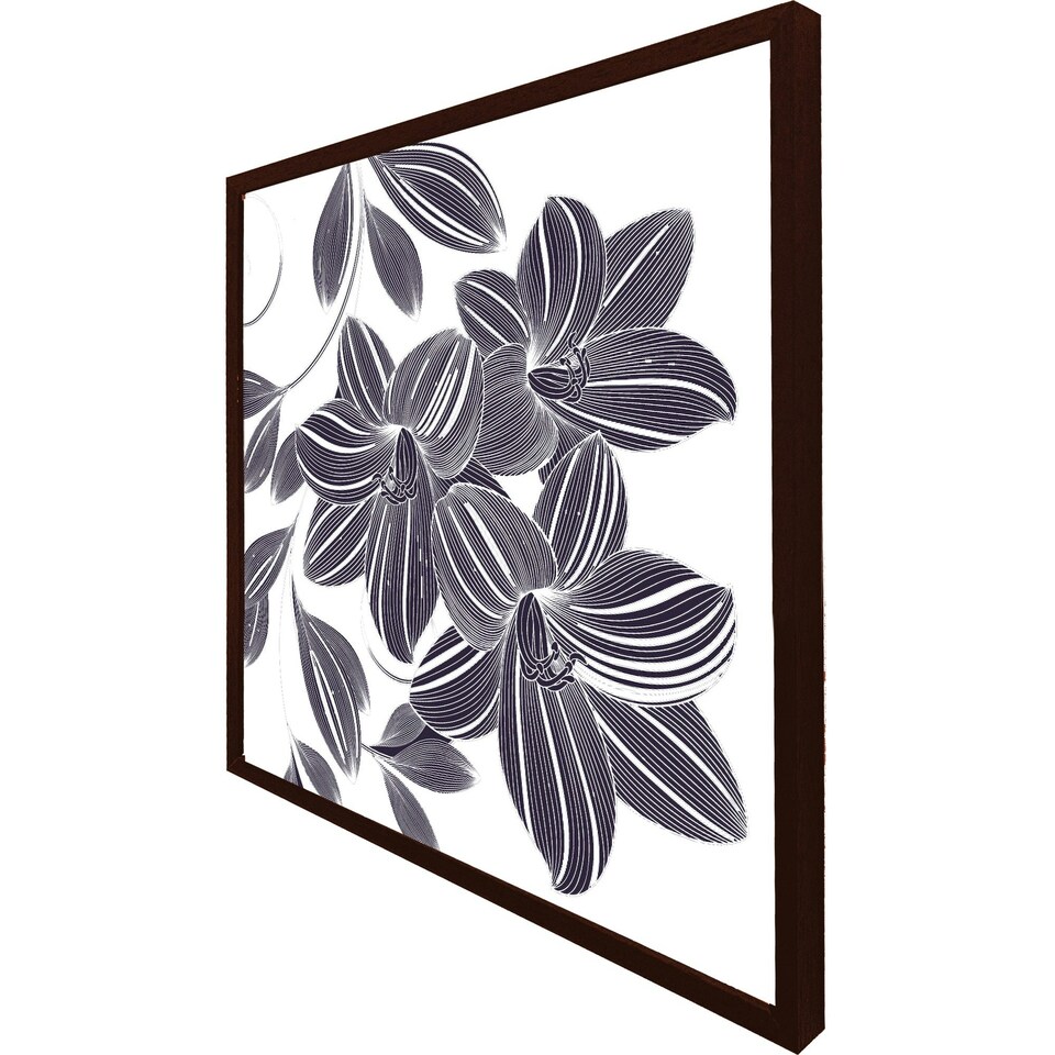 image 1 of Orchids (Picture Frame) Black | XS