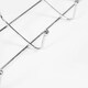 image 4 of OHS 10 Over Door Metal Hook Clothes Towel Bag Hanging Rail - Silver